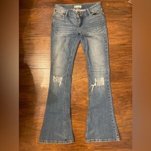 Free People Boot Cut Jeans Size 27 -- Surfer Girl Skater Chic